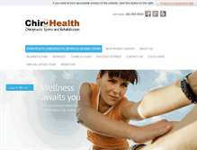 Tablet Screenshot of chirohealthsolutions.net