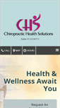 Mobile Screenshot of chirohealthsolutions.com